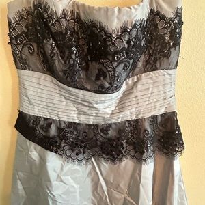 Tadashi Strapless Cocktail Dress